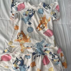 Bluey and Bingo Skirt & Top Bundle